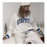 オーバーサイズ長袖ロゴTシャツ 韓国ファッション 長袖 | Sibra | 詳細画像10