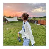 オーバーサイズ長袖ロゴTシャツ 韓国ファッション 長袖 | Sibra | 詳細画像11