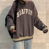 オーバーサイズ長袖ロゴTシャツ 韓国ファッション 長袖 | Sibra | 詳細画像16