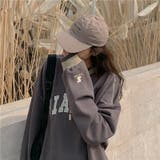 オーバーサイズ長袖ロゴTシャツ 韓国ファッション 長袖 | Sibra | 詳細画像20