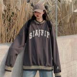 オーバーサイズ長袖ロゴTシャツ 韓国ファッション 長袖 | Sibra | 詳細画像21