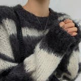ブラック | ニットプルオーバー 韓国ファッション 韓国 | Sibra