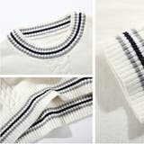 配色ニットプルオーバー 韓国ファッション 韓国 | Sibra | 詳細画像10