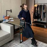 配色ニットプルオーバー 韓国ファッション 韓国 | Sibra | 詳細画像11