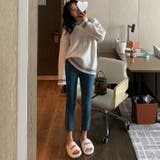 配色ニットプルオーバー 韓国ファッション 韓国 | Sibra | 詳細画像12