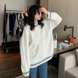 配色ニットプルオーバー 韓国ファッション 韓国 | Sibra | 詳細画像4