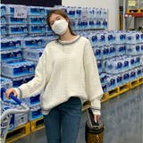 配色ニットプルオーバー 韓国ファッション 韓国 | Sibra | 詳細画像6