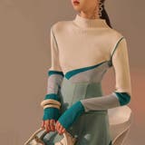 配色ニットトップス 春新作 韓国ファッション | Sibra | 詳細画像13 