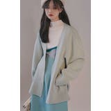 配色ニットトップス 春新作 韓国ファッション | Sibra | 詳細画像6 