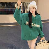 ニットトップス フード付き 韓国ファッション | Sibra | 詳細画像14