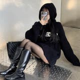 ニットトップス フード付き 韓国ファッション | Sibra | 詳細画像6