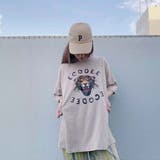 ルーズシルエットプリントTシャツ 韓国ファッション カジュアル | Sibra | 詳細画像12