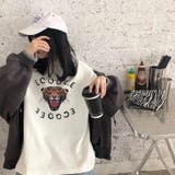 ルーズシルエットプリントTシャツ 韓国ファッション カジュアル | Sibra | 詳細画像5