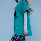 ルーズシルエットプリントTシャツ 韓国ファッション カジュアル | Sibra | 詳細画像9