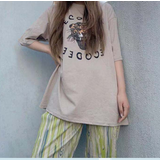 ルーズシルエットプリントTシャツ 韓国ファッション カジュアル | Sibra | 詳細画像11