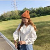 レース襟ブラウス 韓国ファッション 人気アイテム | Sibra | 詳細画像8