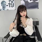 ドッキングトップス 韓国ファッション 白 | Sibra | 詳細画像2 