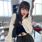 ドッキングトップス 韓国ファッション 白 | Sibra | 詳細画像4 