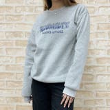 グレー | クルーネックスウェットシャツ 韓国ファッション 人気アイテム | Sibra