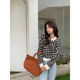 フラワ-柄ニットプルオーバー 韓国ファッション 可愛い | Sibra | 詳細画像7