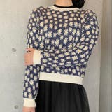 フラワ-柄ニットプルオーバー 韓国ファッション 可愛い | Sibra | 詳細画像18