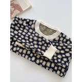 フラワ-柄ニットプルオーバー 韓国ファッション 可愛い | Sibra | 詳細画像10