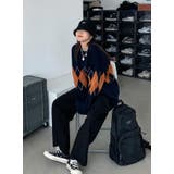 ビッグシルエット クルーネックニットプルオーバー 韓国ファッション | Sibra | 詳細画像13