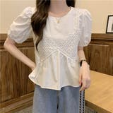 レディースブラウス 刺繡 レース | Sibra | 詳細画像6