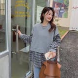 ドッキングトップス 韓国ファッション 春 | Sibra | 詳細画像9