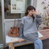ドッキングトップス 韓国ファッション 春 | Sibra | 詳細画像12