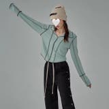 polo衿トップス 柔らか 韓国ファッション | Sibra | 詳細画像9 