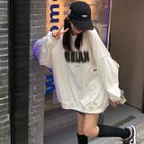 オーバーサイズTシャツ 韓国ファッション ロンT | Sibra | 詳細画像9 