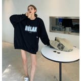 オーバーサイズTシャツ 韓国ファッション ロンT | Sibra | 詳細画像17 