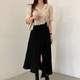 ショート丈半袖カーディガン 韓国ファッション レース | Sibra | 詳細画像13