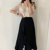 ショート丈半袖カーディガン 韓国ファッション レース | Sibra | 詳細画像16