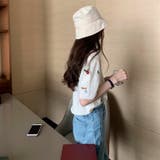 刺繍花柄ニットトップス 透かし 夏服 | Sibra | 詳細画像3