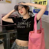ショート丈半袖Tシャツ 韓国ファッション 夏服 | Sibra | 詳細画像2