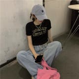 ショート丈半袖Tシャツ 韓国ファッション 夏服 | Sibra | 詳細画像13