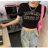 ショート丈半袖Tシャツ 韓国ファッション 夏服 | Sibra | 詳細画像15
