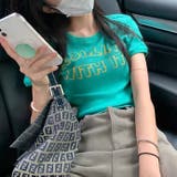 ショート丈半袖Tシャツ 韓国ファッション 夏服 | Sibra | 詳細画像17