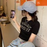 ショート丈半袖Tシャツ 韓国ファッション 夏服 | Sibra | 詳細画像7