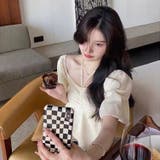 Vネックボリューム袖ブラウス 韓国ファッション 夏服 | Sibra | 詳細画像9