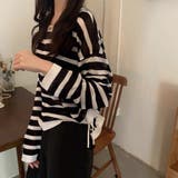 透かしニットトップス 韓国ファッション 夏服 | Sibra | 詳細画像12