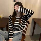 透かしニットトップス 韓国ファッション 夏服 | Sibra | 詳細画像15