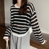 透かしニットトップス 韓国ファッション 夏服 | Sibra | 詳細画像16