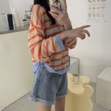 透かしニットトップス 韓国ファッション 夏服 | Sibra | 詳細画像3