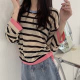 透かしニットトップス 韓国ファッション 夏服 | Sibra | 詳細画像8