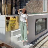 ブラウス(前開き）韓国ファッション 夏服 クルーネック | Sibra | 詳細画像9 