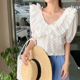フリルニットトップス 韓国ファッション 夏服 | Sibra | 詳細画像11