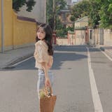 フリルニットトップス 韓国ファッション 夏服 | Sibra | 詳細画像21